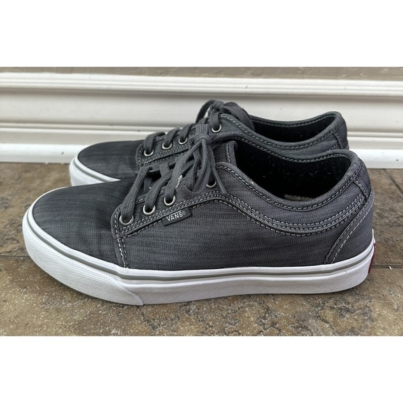 VANS UltraCush Pro Skateboard Shoes Mens Size 6.5 Black Pewter Denim 721356 Lace - Picture 2 of 6